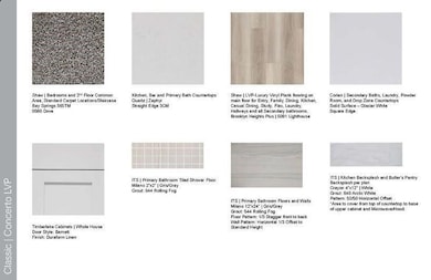 Design Selections ~ Home is under construction, se