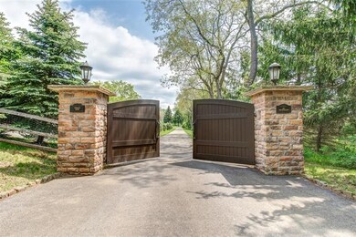 Electric gates provide privacy
