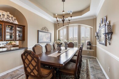 Very spacious dining room for entertaining.