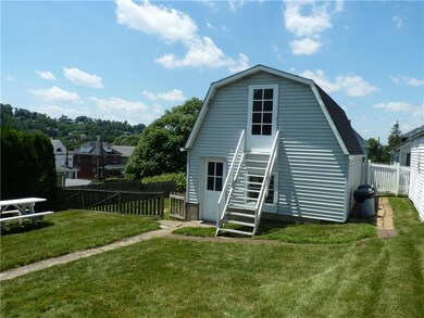 Detached garage with large storage