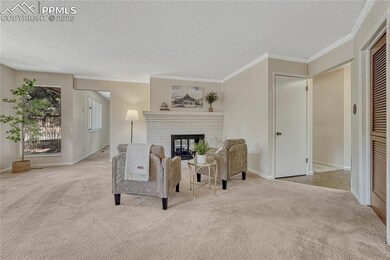 Accommodating living space offers dining area and 