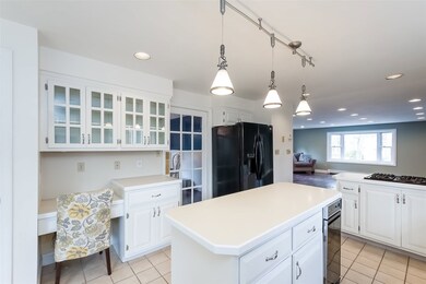 Tile Floors in Kitchen and Bathrooms.