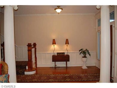 Foyer - Large Entrance Foyer with wainscoting and 
