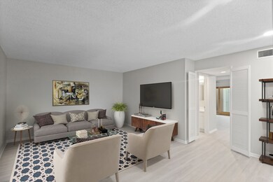 Virtually Staged: The room is very spacious, and c