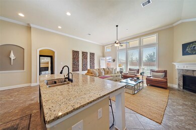 Kitchen Opens To Family Room