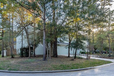 In The Woodlands on a big corner lot