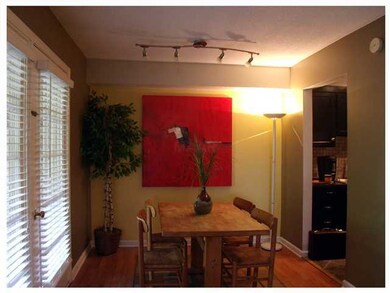 French doors lead to balcony.  Dine in or on the b