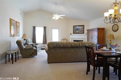 Open kitchen, living and dining space