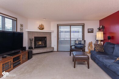 Living Area with Fireplace