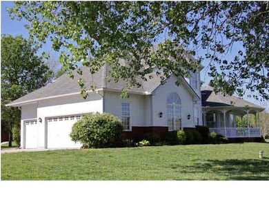 Looking across the front of the home from the East