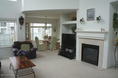 Living Room With Gas Fireplace