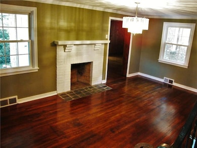 Decorative fireplace creates a warm feel during yo