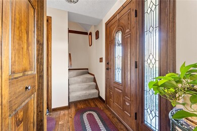 Hardwood in the entry.