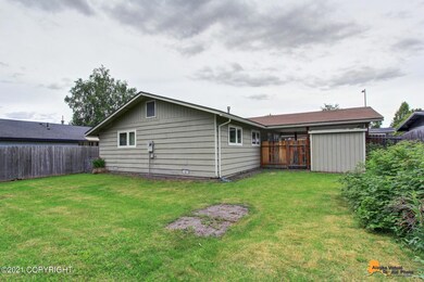 Spacious fenced back yard