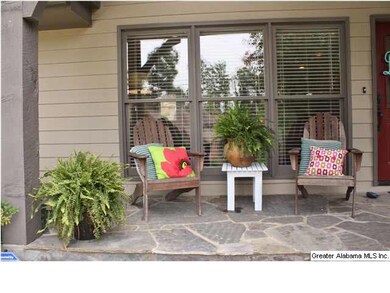 Inviting front covered porch