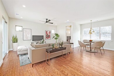 Living room featuring recessed lighting, a ceilin