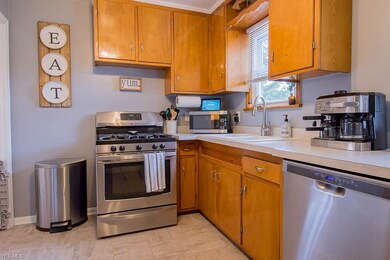 kitchen with all stainless steel appliances that r