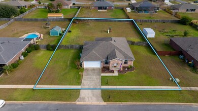 Drone front of home