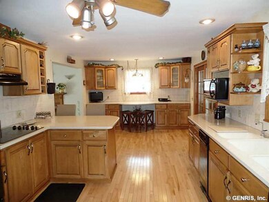 Kitchen. Custom maple kitchen, light & bright, bea