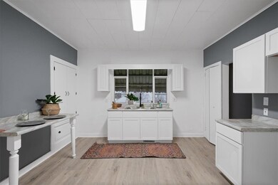 newly remodeled kitchen with new cabinets