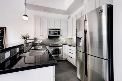 Beautiful kitchen with stainless appliances and gr
