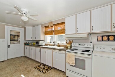 View of kitchen looking towards the...