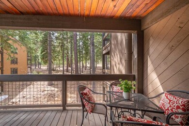 Large Covered Deck nestled in a Grove of Aspens.  
