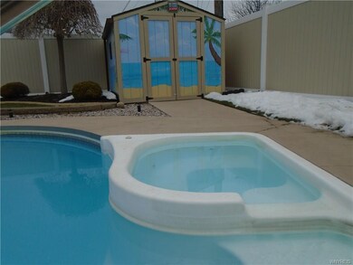 Pool is open this year with attached hot tub. Yes 