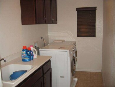 large upstairs laundry room