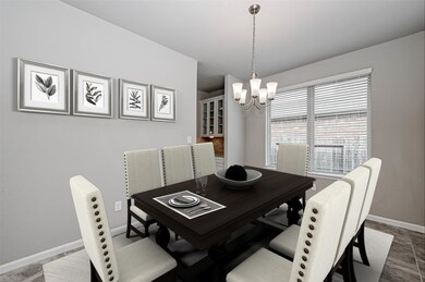 Formal Dining Room right off of the kitchen.