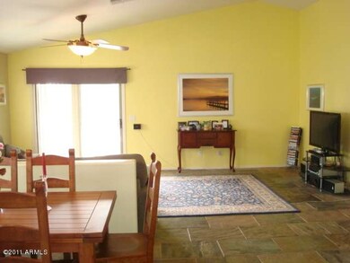 View of family room from kitchen