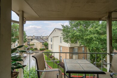View from private balcony