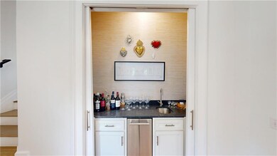 View of indoor wet bar