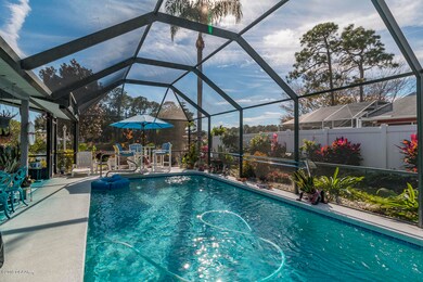 Solar heated pool