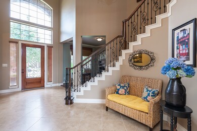 Tile floors welcome you into this lovely home.