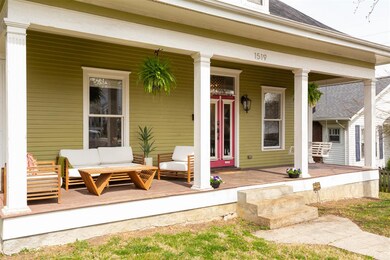 Imagine morning coffee on this porch.