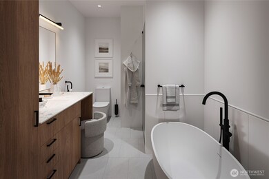 Interior Rendering Primary Bathroom