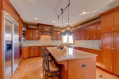 Entertainer's kitchen with high-end stainless stee