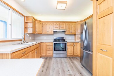 Kitchen with custom built cabinets