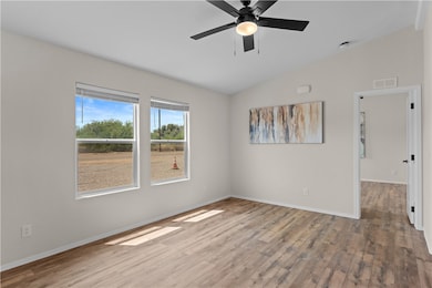 Vaulted ceilings and tons of natural light