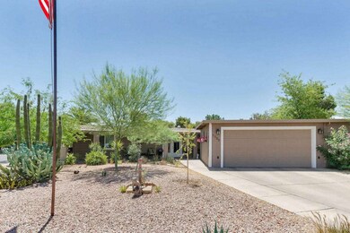 Side View with 2 Car Garage
