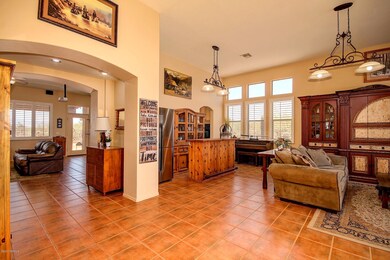 Foyer, Formal Living and Bar Area