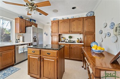 Bright and sunny kitchen! Plenty of cabinet and co