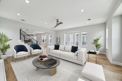 Living space is bright and large (Virtually staged