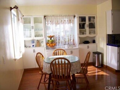 Dining area in the kitchen with a built in China C