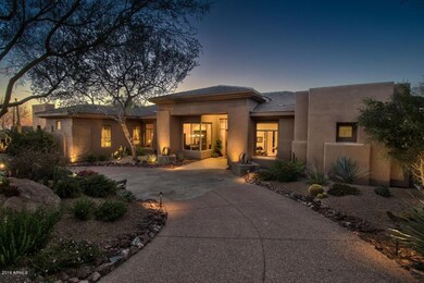 Landscape lighting surrounds entire home