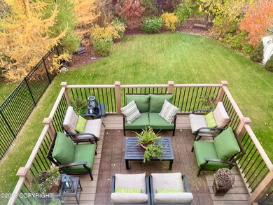 West facing Trex deck