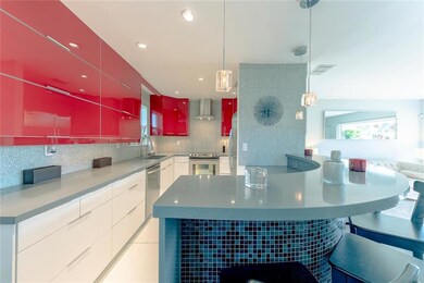 Inviting breakfast bar