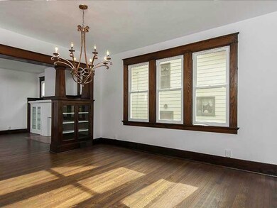 Dining Room. Built in china cabinet, wood moldings