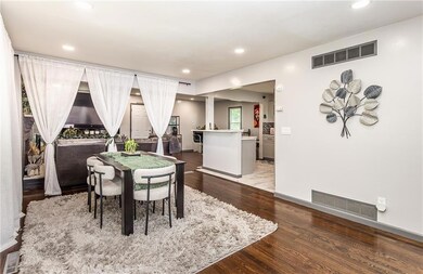 View from walking in the front door